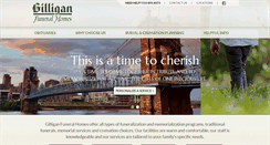Desktop Screenshot of gilliganfuneralhomes.com